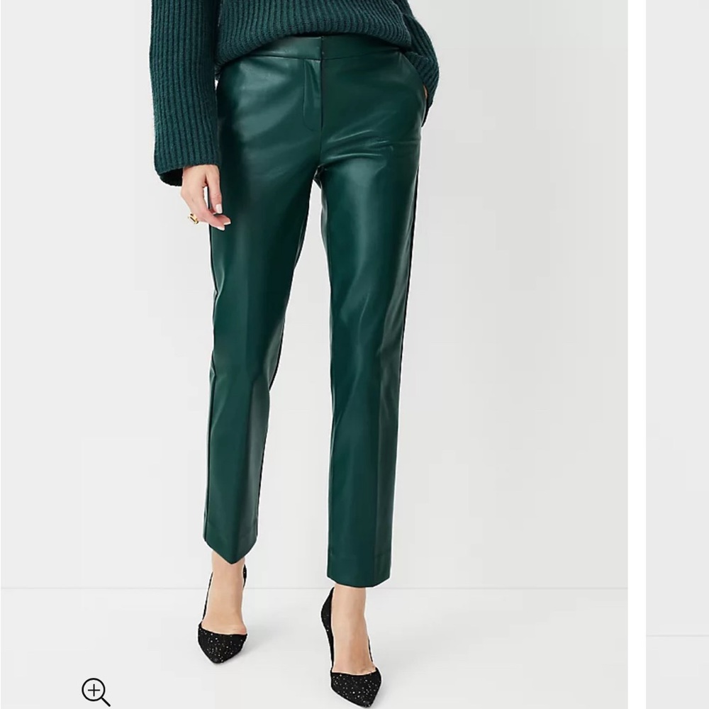 NWOT Eva Ankle Pant in Faux Leather